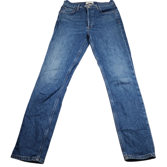 Agolde Denim - AGOLDE Nico High Rise Slim Ankle Jeans Button Fly Size 26 (27” Inseam)